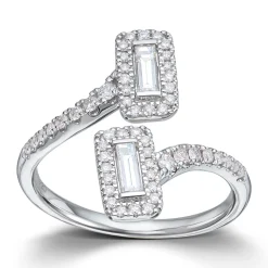 Ring Hvitt gull