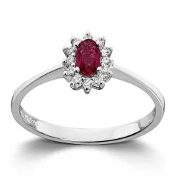 Ring Hvitt gull