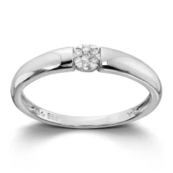 Ring Hvitt gull